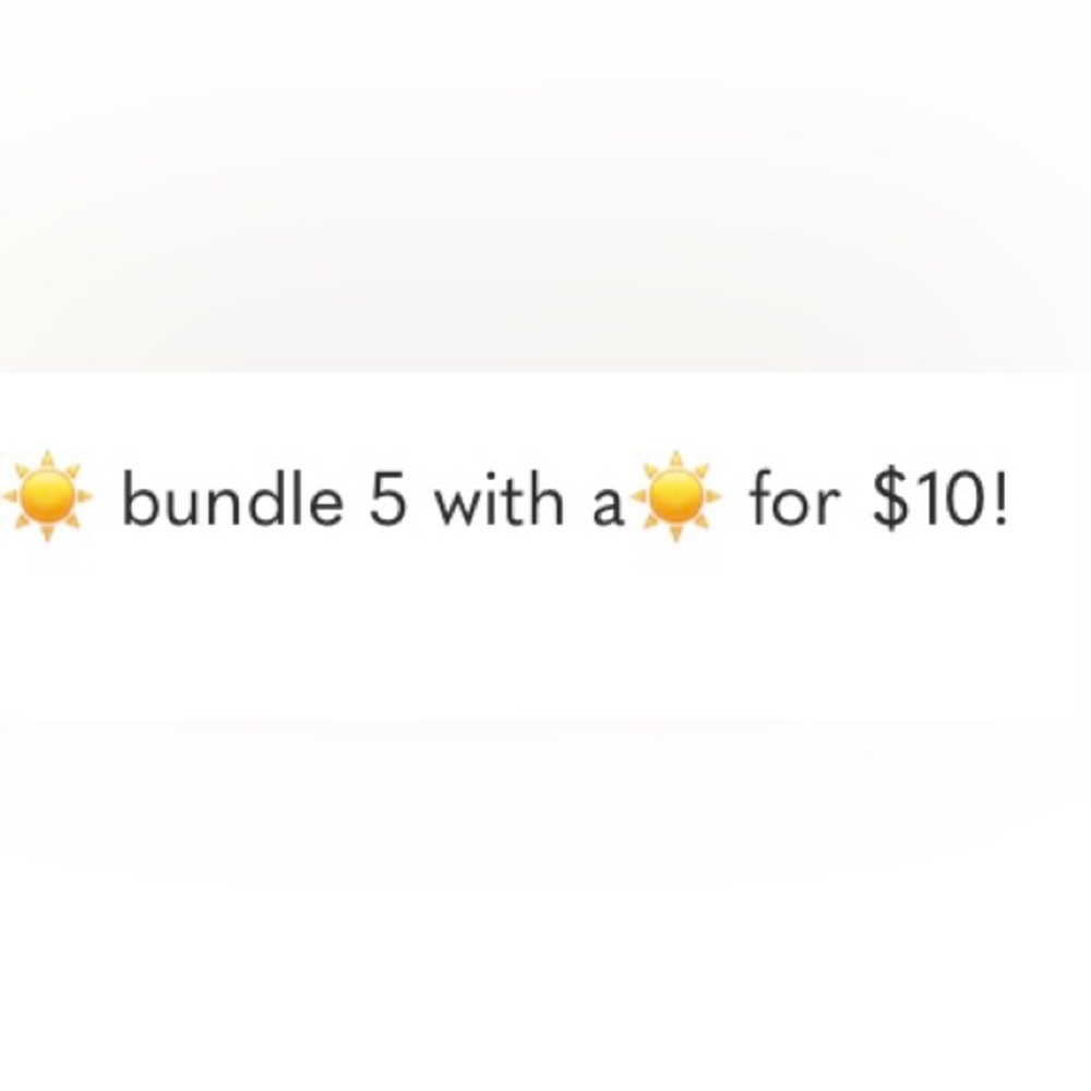 Bundle ☀️5/$10